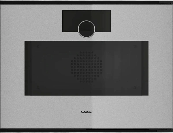 Gaggenau GS270130 — Комбинированный паровой духовой шкаф 60 x 45 см Петли двери справа, отделка Gaggenau Sterling